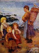 Pierre-Auguste Renoir Les pecheuses de moules a Berneval china oil painting artist